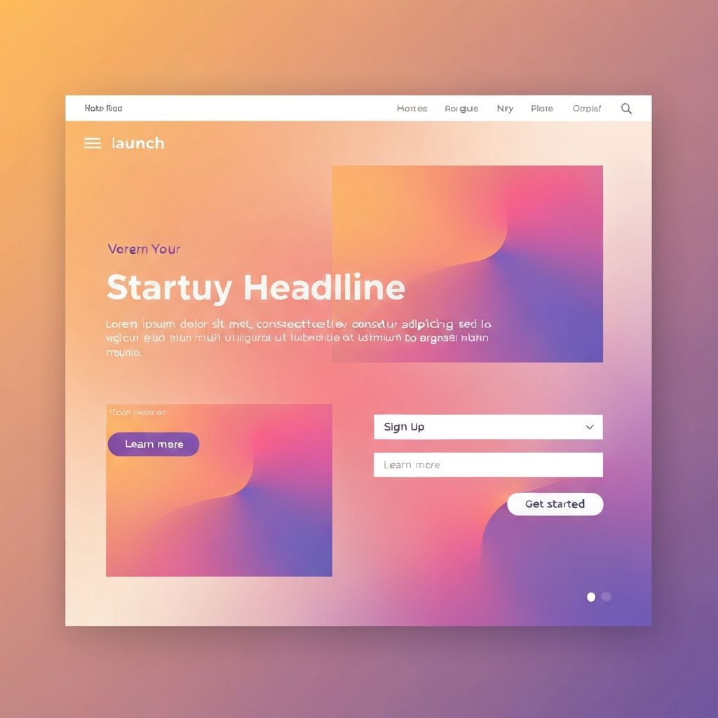 StartupX — Landing page para startup